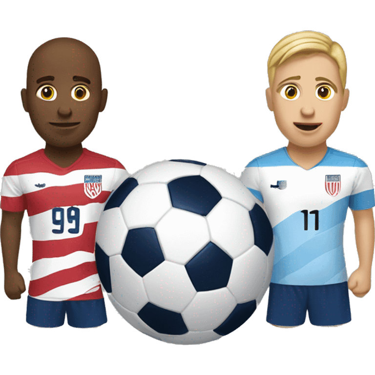 USA vs Uruguay soccer  emoji