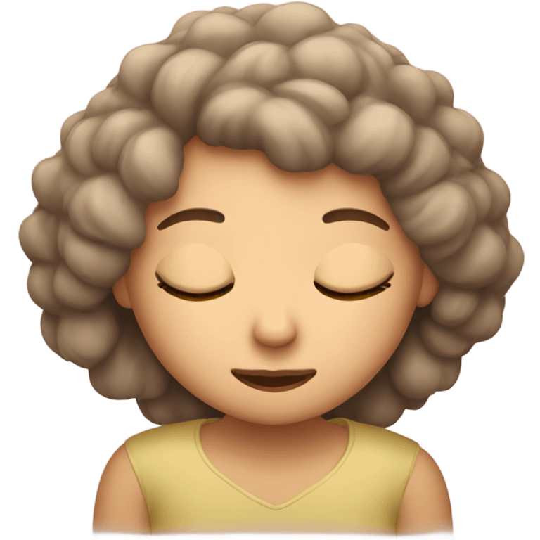 Sleeping girl emoji