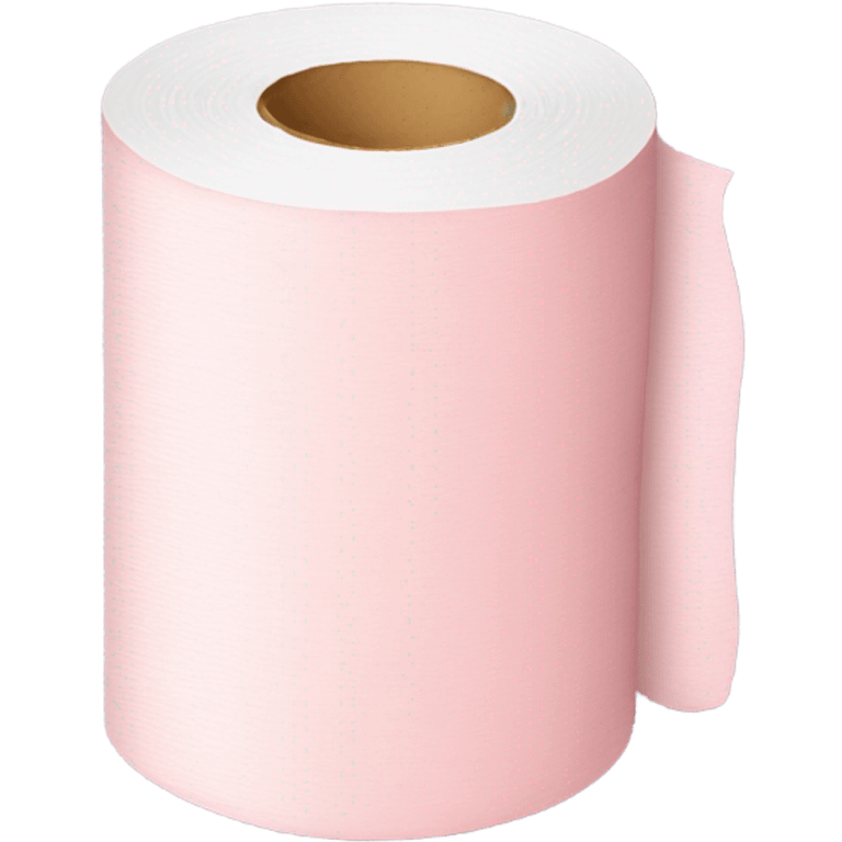 Light-pink roll of toilet paper  emoji