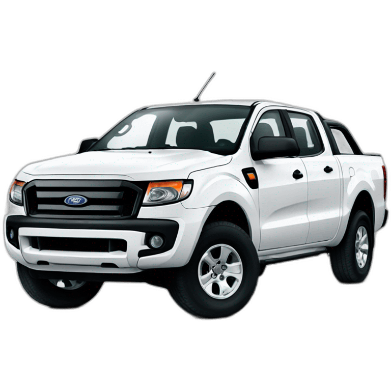 white 2011 ford ranger sport emoji