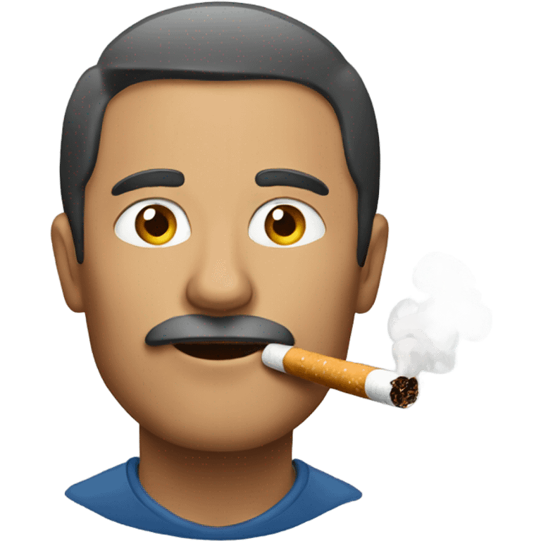 Man smoking emoji