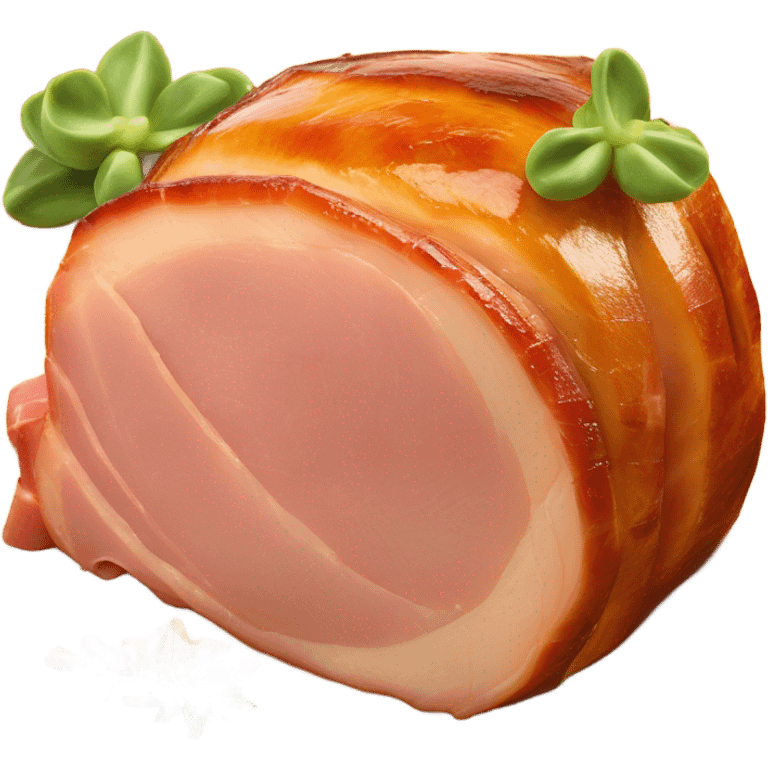 A delicious honey rosst ham emoji