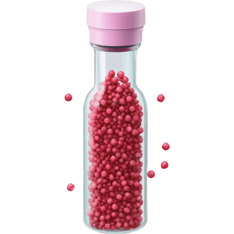 pink peppercorn in grinder bottle emoji