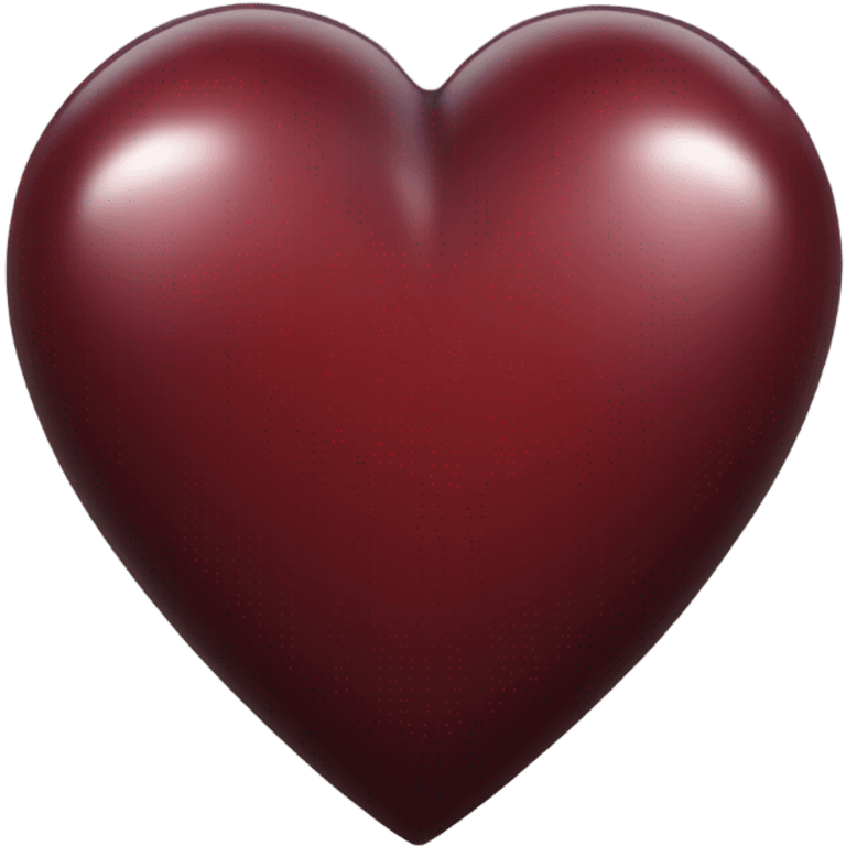 dark red heart emoji