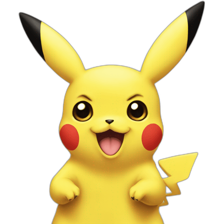 Pikachu coeur emoji