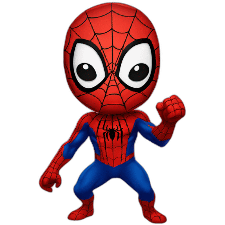 Cute-spiderman emoji