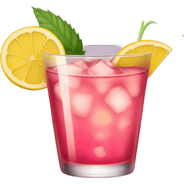 cosmopolitan cocktail emoji