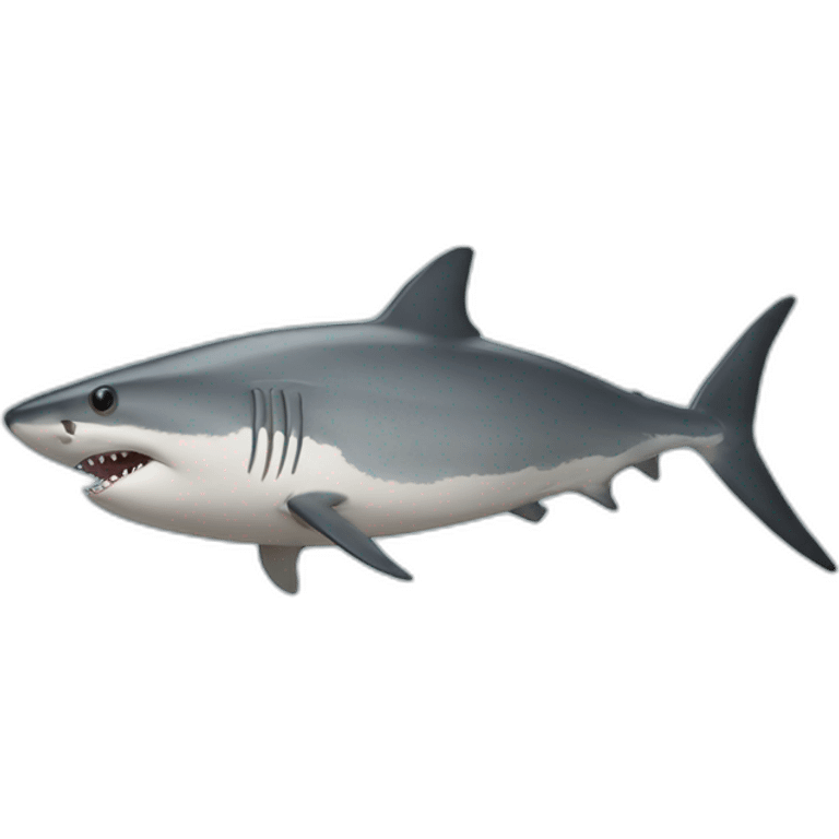 Requins mange poissons emoji