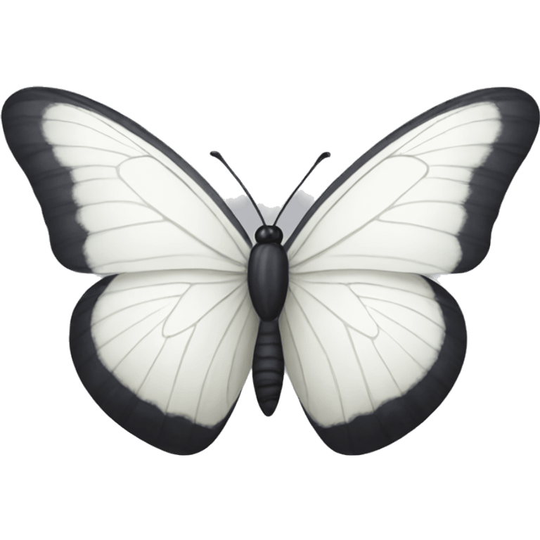 White butterfly emoji