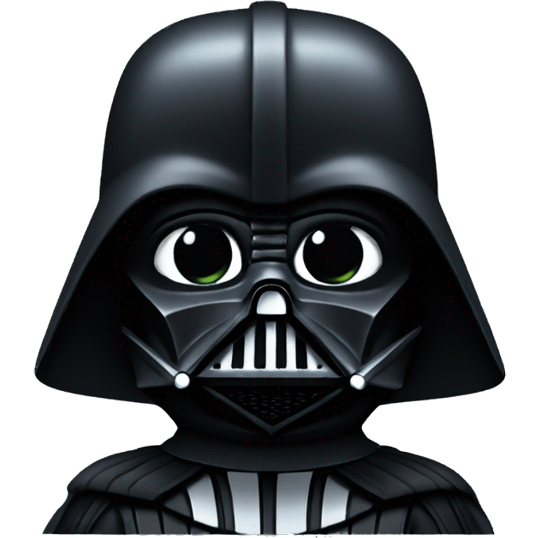 toddler darth vader with full mask emoji