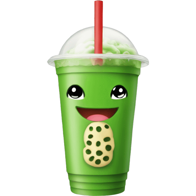 green dragon bubble tea emoji