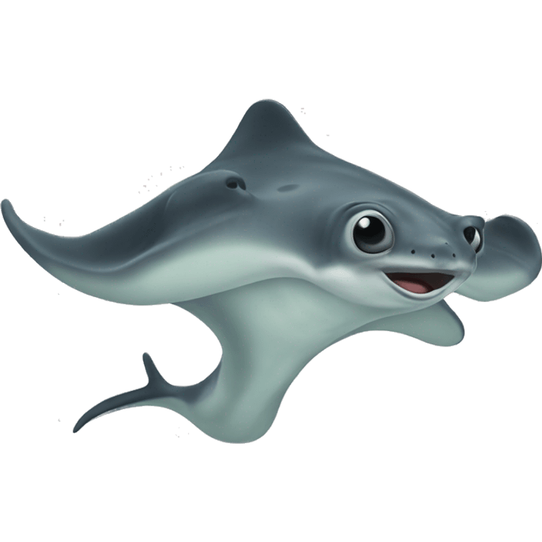 Sting ray jumping  emoji