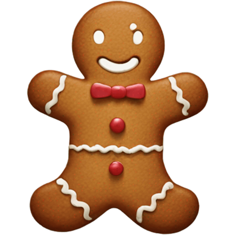 gingerbread man emoji