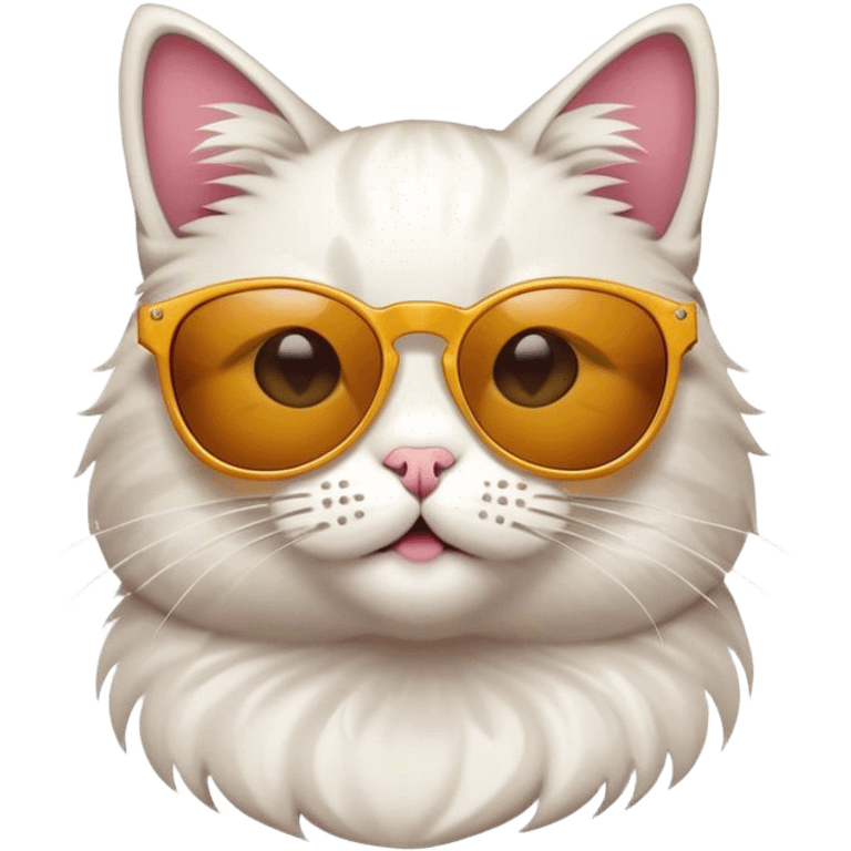 Cat wearing sunglasses emoji