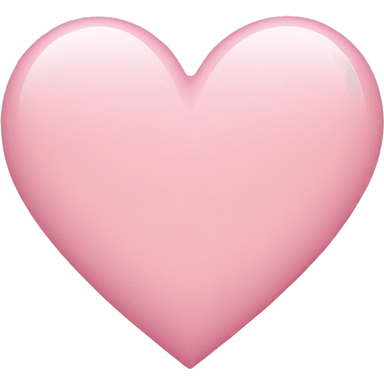 Light pink heart  emoji