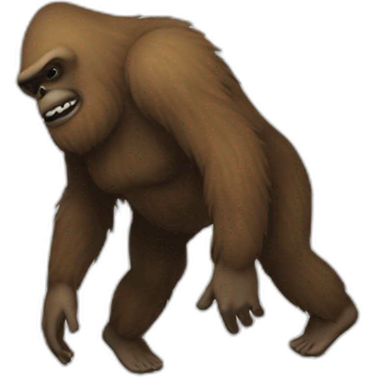 sasquatch handstand ufo emoji