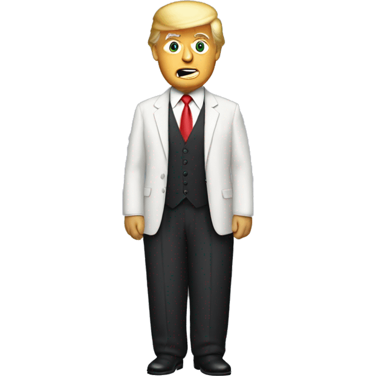 donald trump in a dress emoji