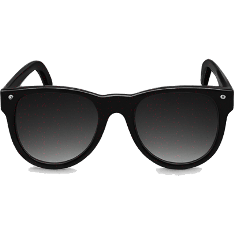 black fashion sunglasses no person emoji