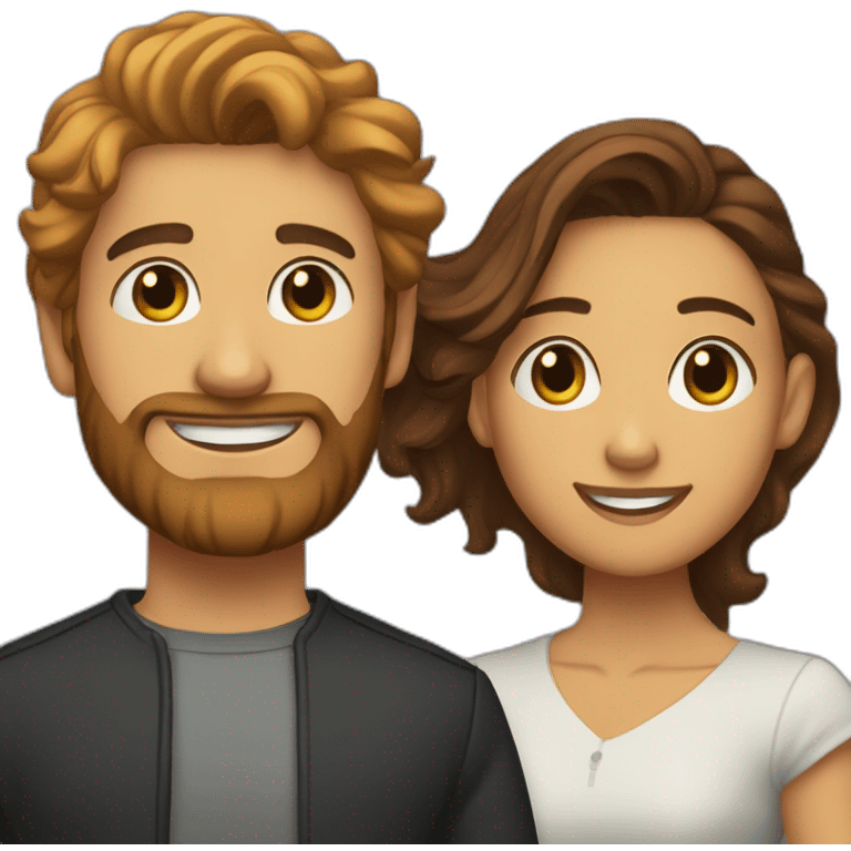 Lizzie Armanto and Axel cruysbergh emoji