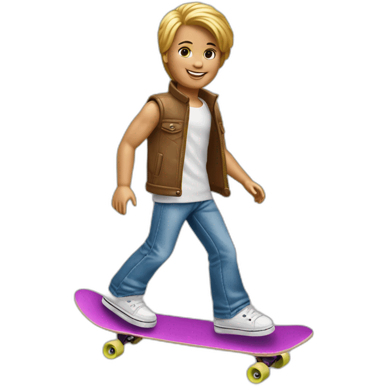 Barbies’s Ken skateboarder emoji