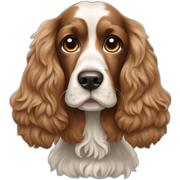 Dog-english-cocker-spaniel-full-body emoji