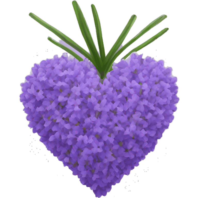 Lavander heart emoji