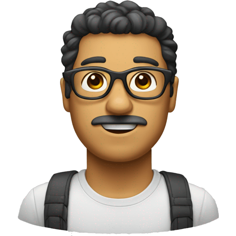 Ladrón con lentes emoji