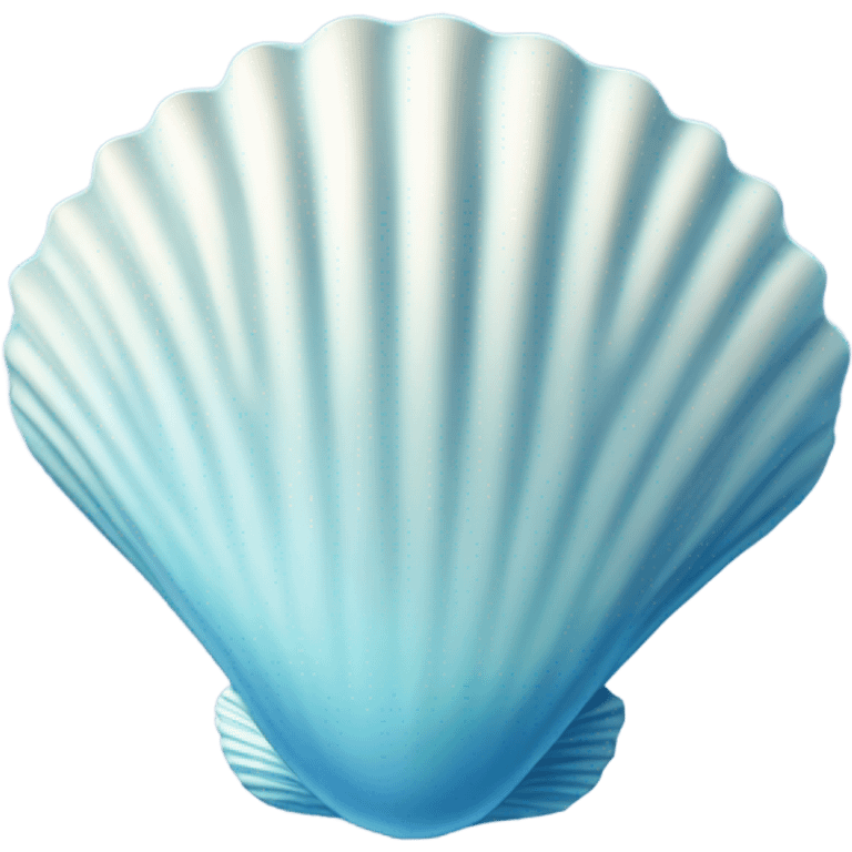 Light blue seashell emoji