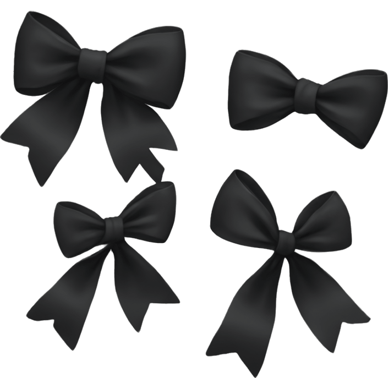 black bow  emoji