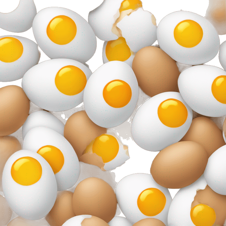 mixed eggs emoji