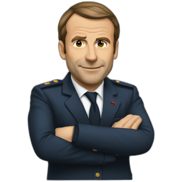 Macron de la cité emoji