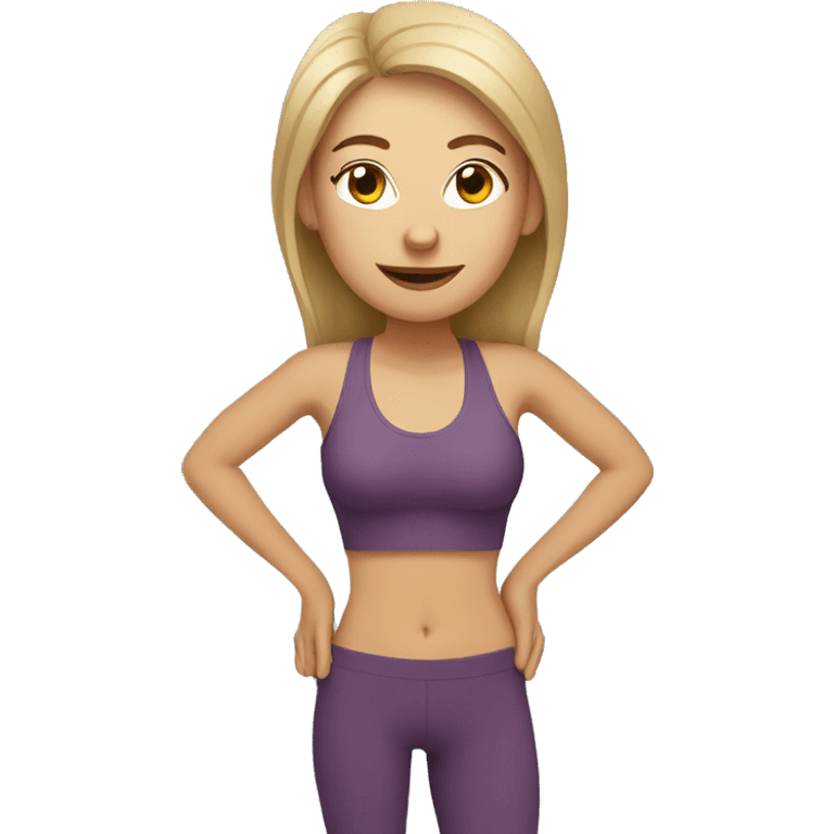 Yoga teacher emoji