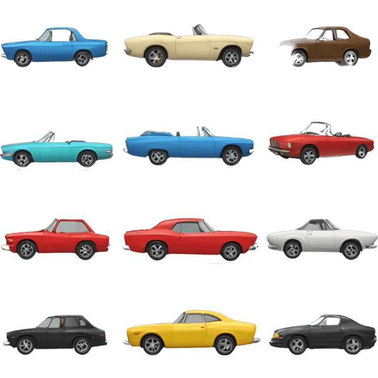 coolest cars emoji