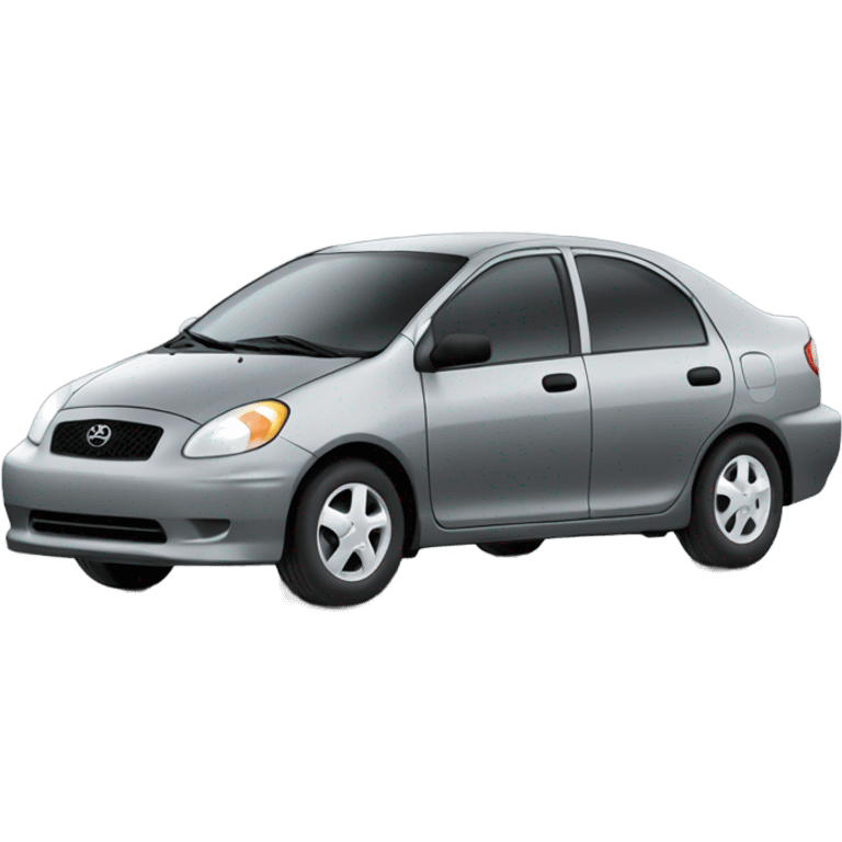 2005 Toyota Echo 4 Door Grey Sedan emoji