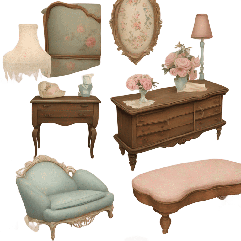 Shabby chic emoji