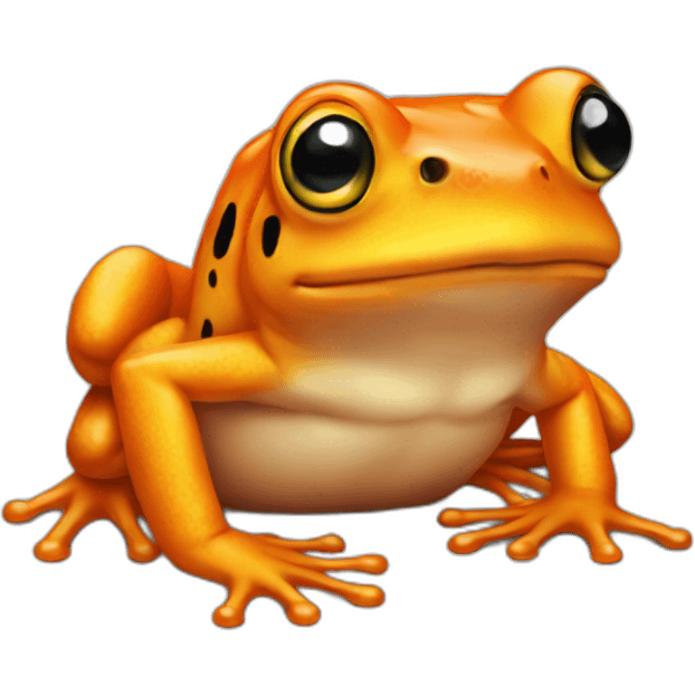 orange frog emoji