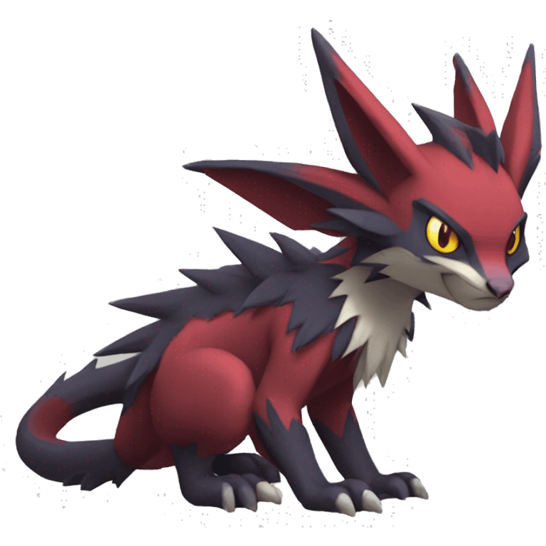 Noivern-Torracat-Zoroark full body emoji