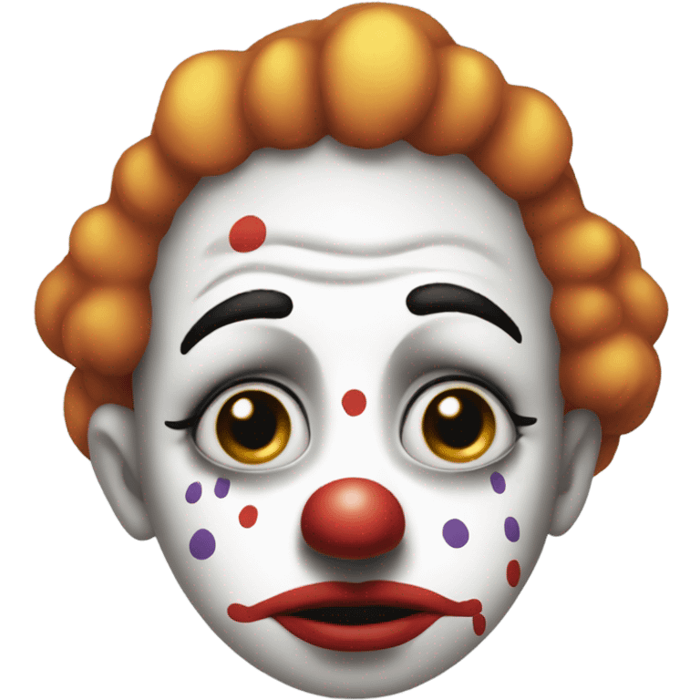 Crying clown emoji