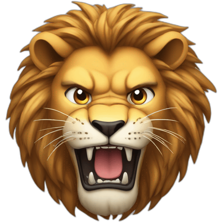 lion angry emoji