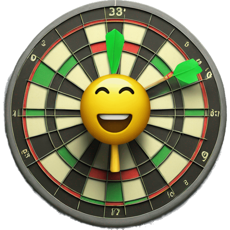 3 darts on target emoji