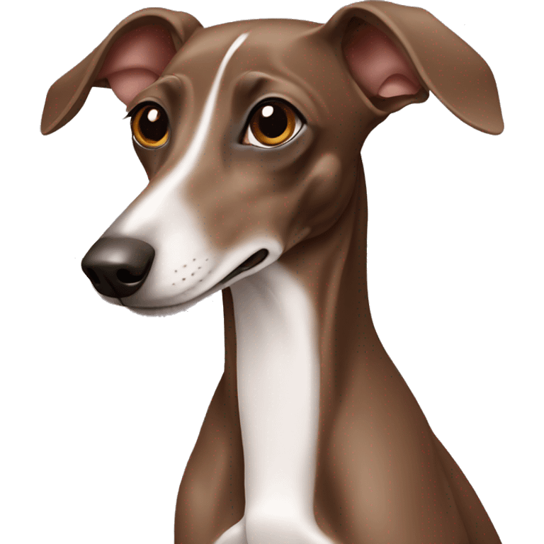 Brown Italian greyhound emoji