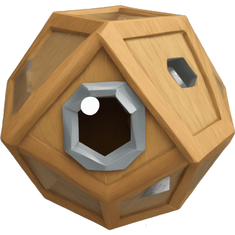 Truncated Icosahedron birdhouse  emoji