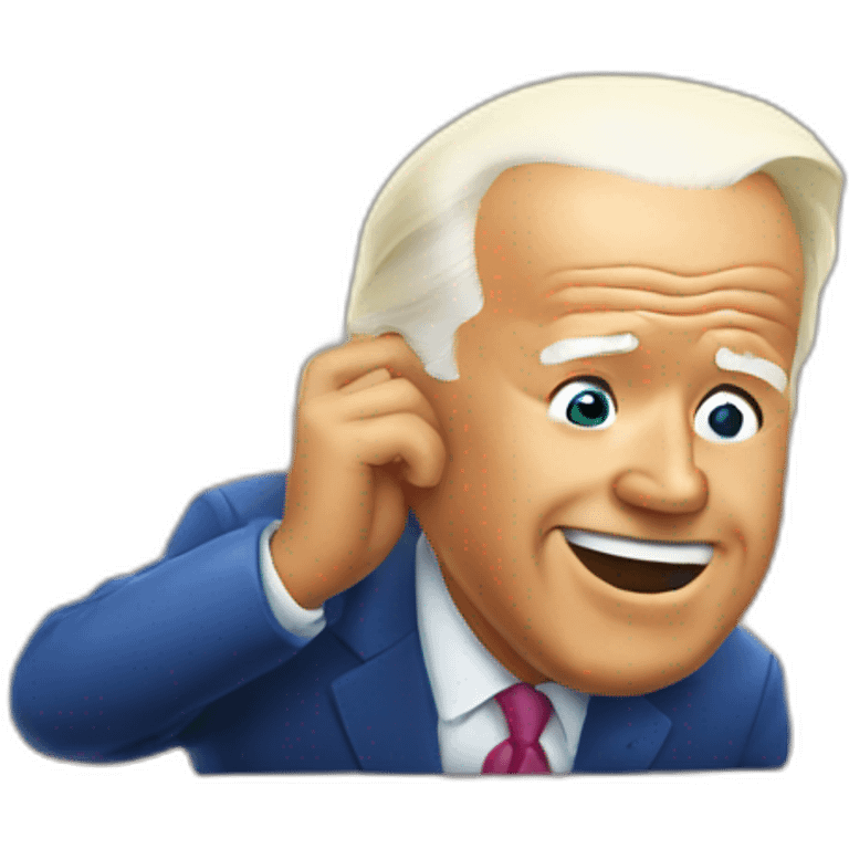 Joe Biden farting emoji