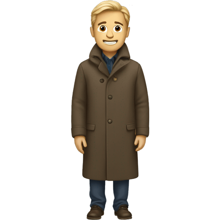 man in a coat emoji