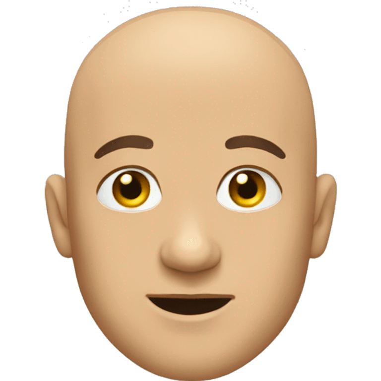 bald face emoji