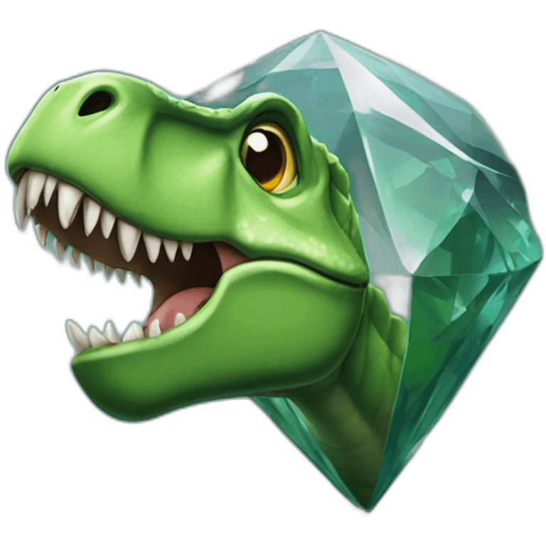 Dinosaur diamonds  emoji