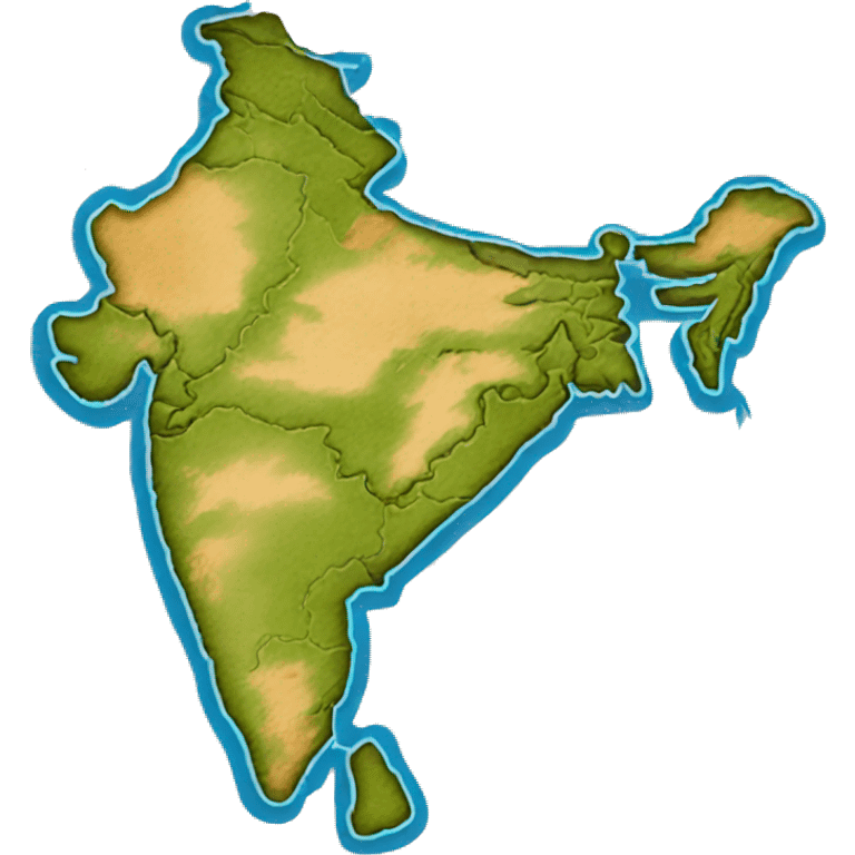 South Asia map emoji emoji