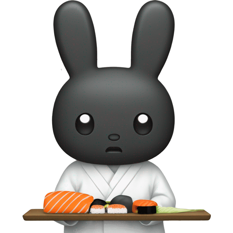 miffy eating sushi emoji