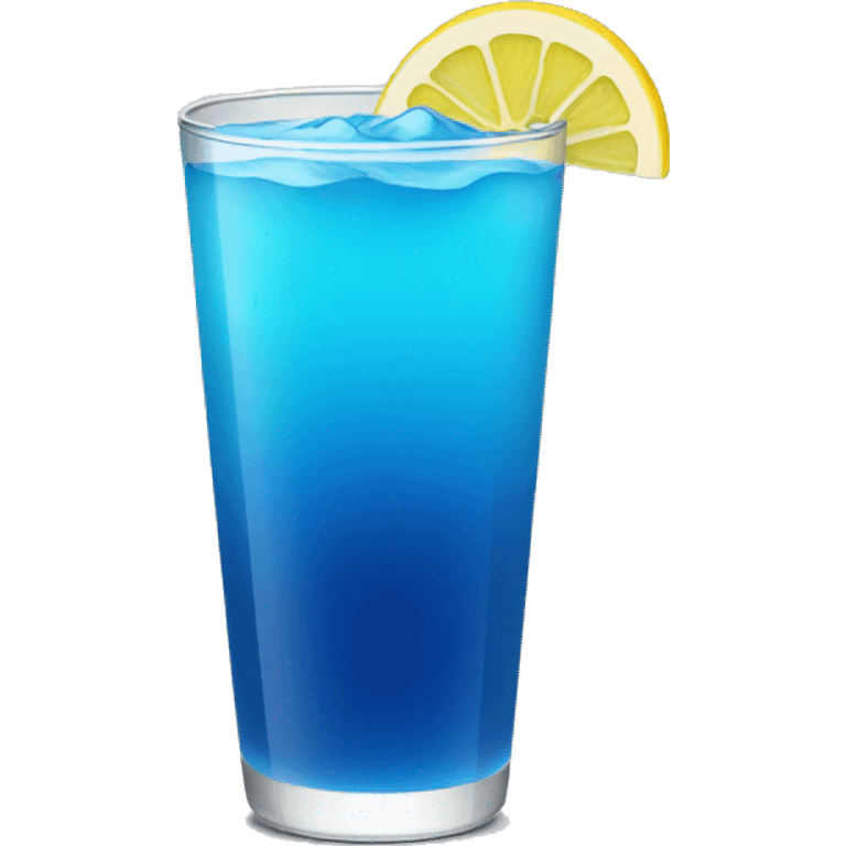 Blue drink emoji