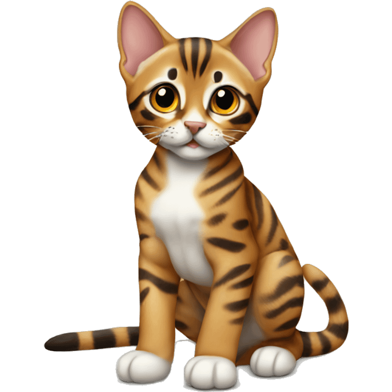 Bengal kitten emoji